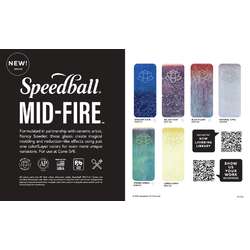 Nuancier de couleurs Speedball® MD-Fire™ Glaze