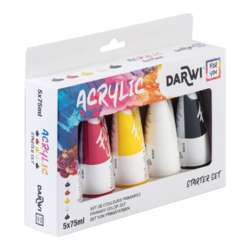 Set de 5 tubes acrylique Darwi for You