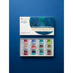 White Nights™ Aquarellfarben Set Metamorphosis mit 12 Näpfe