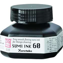 Kuretake ZIG® Cartoonist™ SUMI INK 60 Tinte, Schwarz