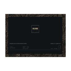 KUM® Aquarellblock, 15 Blatt, DIN A4, 300 g/m², 100 % Baumwolle