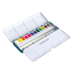 SENNELIER La Petite Aquarelle Set in der Metallbox, 12 halbe Näpfe