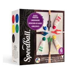 Set encres linogravure spéciales tissu SPEEDBALL®