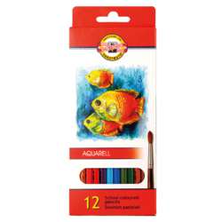 Coffret de crayons de couleurs aquarellables poisson Koh-I-Noor