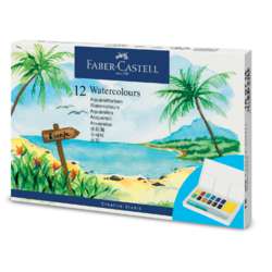 Coffret aquarelle tropicales en godets Faber Castell