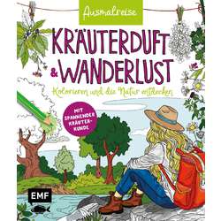 Ausmalreise Kräuterduft und Wanderlust