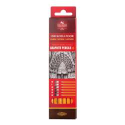 Set de 6 crayons graphite Gradation Koh-I-Noor
