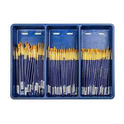 Coffret de 144 pinceaux scolaires ronds et plats Taklon Royal Langnickel