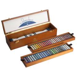 SCHMINCKE Pastell-Holzkasten Retro, 48 Pastelle