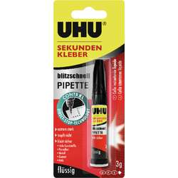 UHU® Sekundenkleber mit feiner Dosierspitze