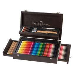 Coffret en bois Art & Graphic Collection 125 pièces Faber-Castell