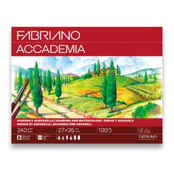 Bloc papier aquarelle et dessin FABRIANO® Accademia Jumbo
