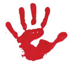 Peinture au doigt GERSTAECKER, Bouteille de 750 ml, Rouge