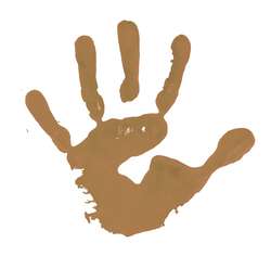 Peinture au doigt GERSTAECKER, Bouteille de 750 ml, Brun