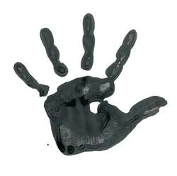 Peinture au doigt GERSTAECKER, Bouteille de 750 ml, Noir