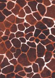Papier DÉCOPATCH®, 30 x 40 cm, paquet de 3 feuilles, Girafe