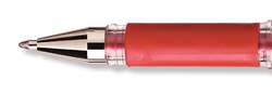 Stylo encre gel Signo Broad uni-ball, Rouge métallisé