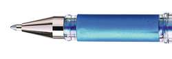 Stylo encre gel Signo Broad uni-ball, Bleu métallisé
