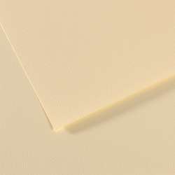 CANSON® Mi-Teintes® Farbiges Künstlerpapier, 50 cm x 65 cm, Pastellzitron