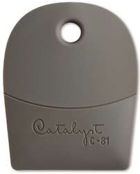 Spatule en silicone Catalyst™, mini, 8,9 x 6,5 x 1 cm, série 80, n° 81, gris taupe