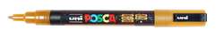 Feutre pointe conique PC-3M pailleté Posca, 0,9 - 1,3mm, Orange scintillant