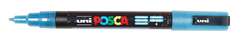 Feutre pointe conique PC-3M pailleté Posca, 0,9 - 1,3mm, Bleu clair scintillant