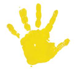 Peinture au doigt GERSTAECKER, Bouteille de 750 ml, Jaune