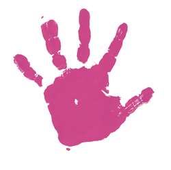 Peinture au doigt GERSTAECKER, Bouteille de 750 ml, Rose