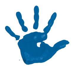 Peinture au doigt GERSTAECKER, Bouteille de 750 ml, Bleu