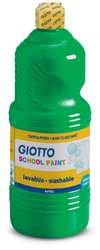 GIOTTO School Paint Temperafarbe, 1 Liter, Grün