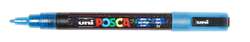 Feutre pointe conique PC-3M pailleté Posca, 0,9 - 1,3mm, Bleu foncé scintillant