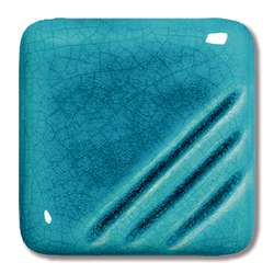 Krakelier-Glasur Türkis