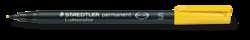 Feutre fin permanent Lumocolor® STAEDTLER®, pen 313, fin, 0,6 mm, jaune