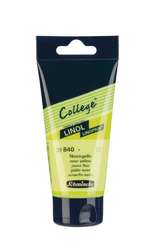 SCHMINCKE College® Linoldruckfarben, 75-ml-Tube, Neongelb