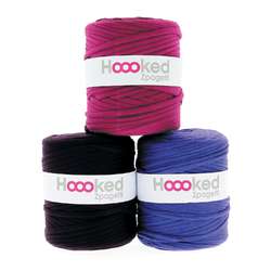Hoooked Zpagetti Textilgarn, Textilgarn, Violettton (1 Knäuel)