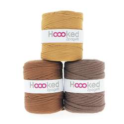 Fil-textile Hoooked Zpagetti, nuance peau de chameau, cognac (1 pelote)