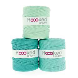 Hoooked Zpagetti Textilgarn, Textilgarn, Mintton (1 Knäuel)