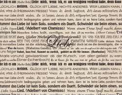 Papier décoration  Himalaya „Windhorse“, 50 cm x 70 cm, 50 cm x 70 cm, Paroles d´amour