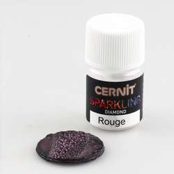 CERNIT® Sparkling Pigmentpulver, 5 g, Diamant-Rot