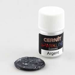 Cernit Sparkling, Diamond, argent diamond