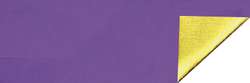 Papier aluminium brillant Ursus, Rouleau de 10 m, Lilas/Or