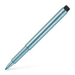 Feutre PITT® artist pen FABER-CASTELL, 1,5 mm, à l´unité, bleu métallique
