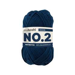 myboshi NO.2 Wolle, 50 g, 100 m, Marine
