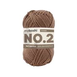 myboshi NO.2 Wolle, 50 g, 100 m, Ocker