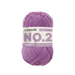 Laine myboshi N° 2, 50 g, 100 m, Candy pourpre