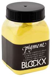 BLOCKX Künstler-Pigmente, Pigment, Kadmiumgelb Zitrone, 85 g