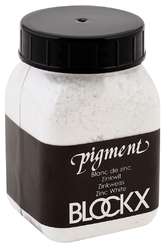 BLOCKX Künstler-Pigmente, Pigment, Zinkweiß, 70 g