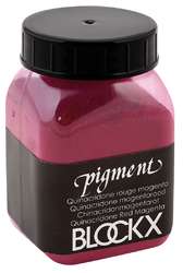 BLOCKX Künstler-Pigmente, Pigment, Quinacridone Magentarot, 25 g