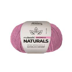 Laine mérinos myboshi Naturals, 50 g, 150 m, Cocciniglia