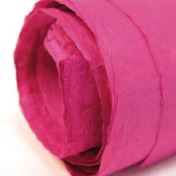 KHADI Handgeschöpftes Lokta Büttenpapier, 50 cm x 75 cm, Fuchsia